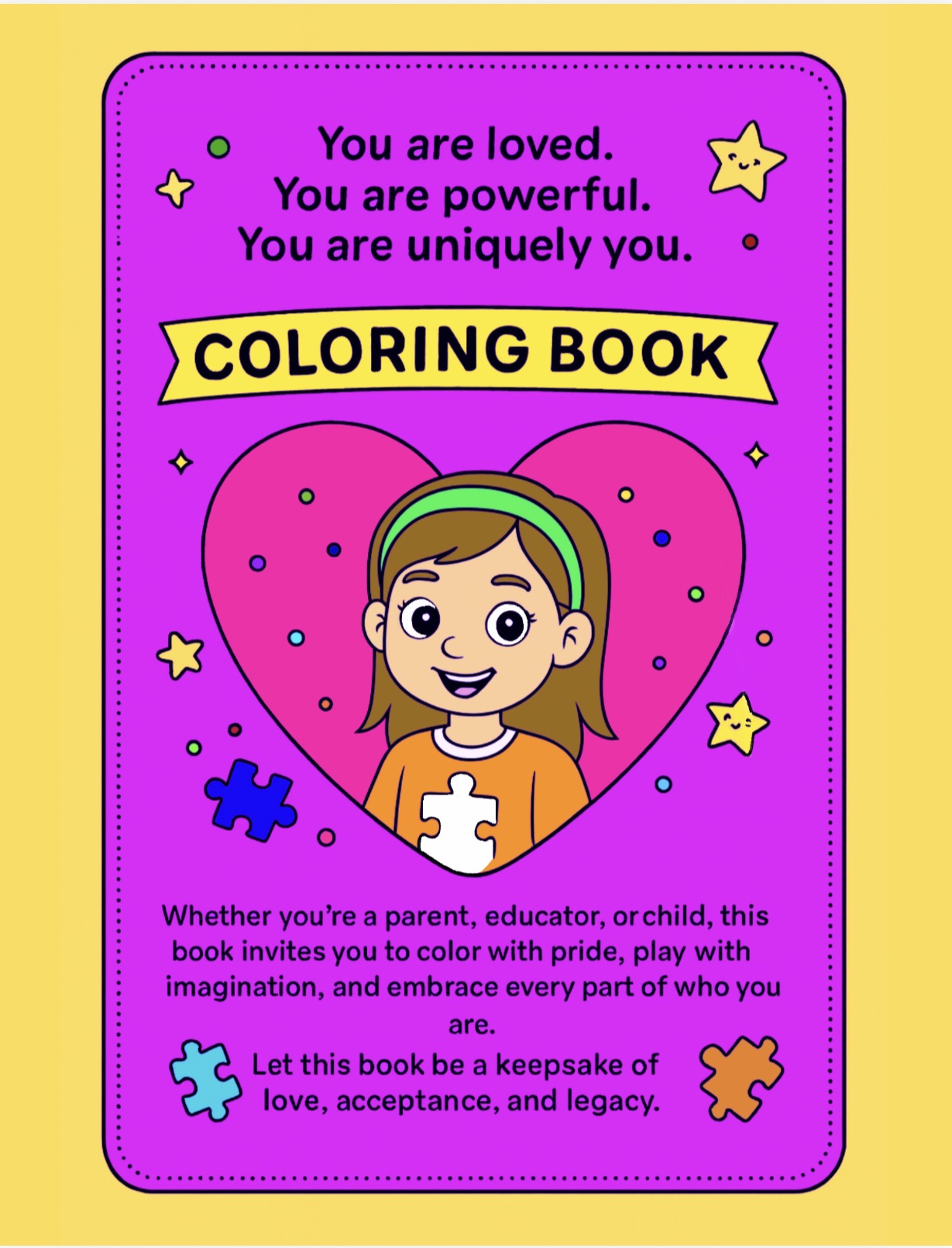 Coloring Book for Autistic Kids: Autism is my Superpower: Coloring the Spectrum