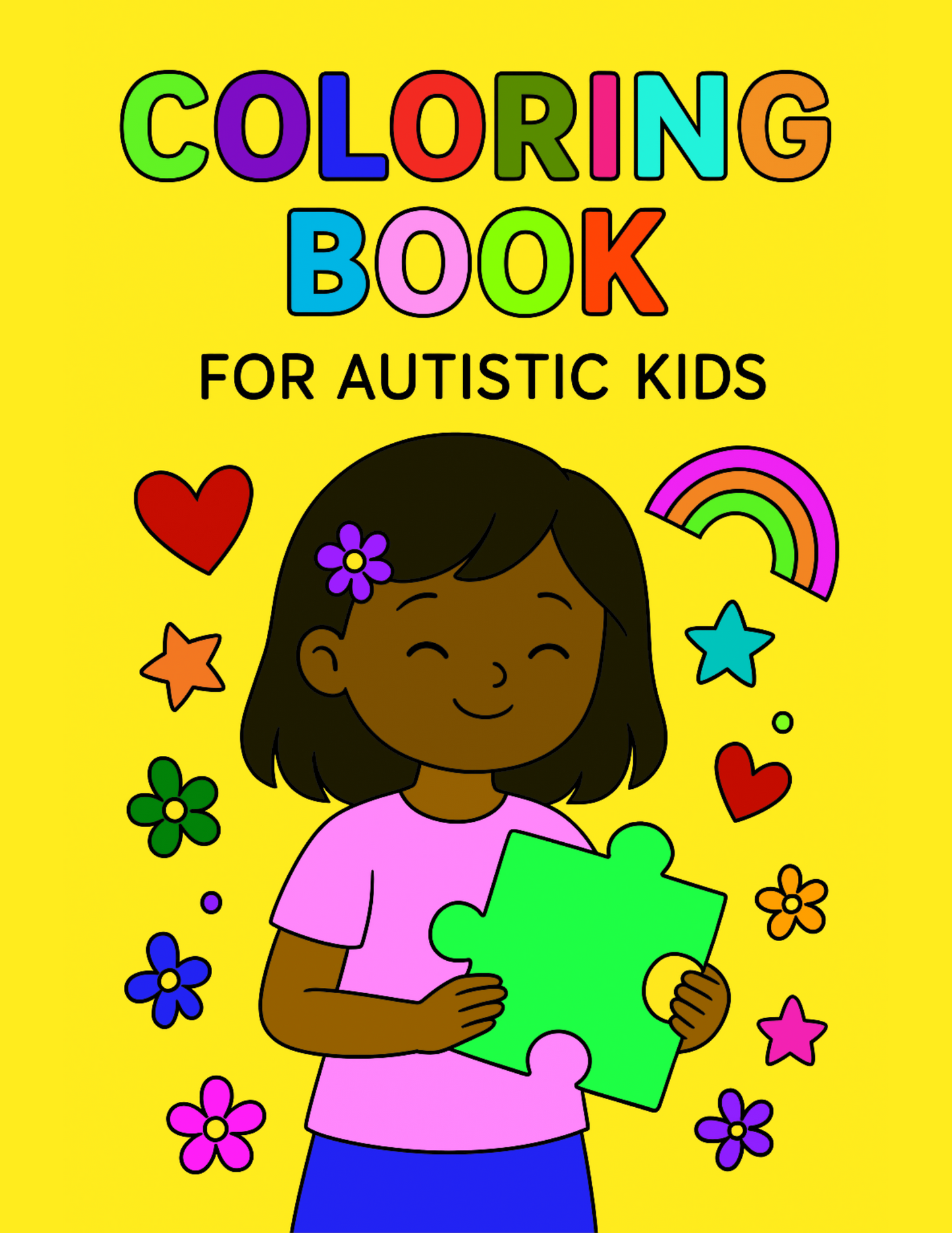 Coloring Book for Autistic Kids: Autism is my Superpower: Coloring the Spectrum
