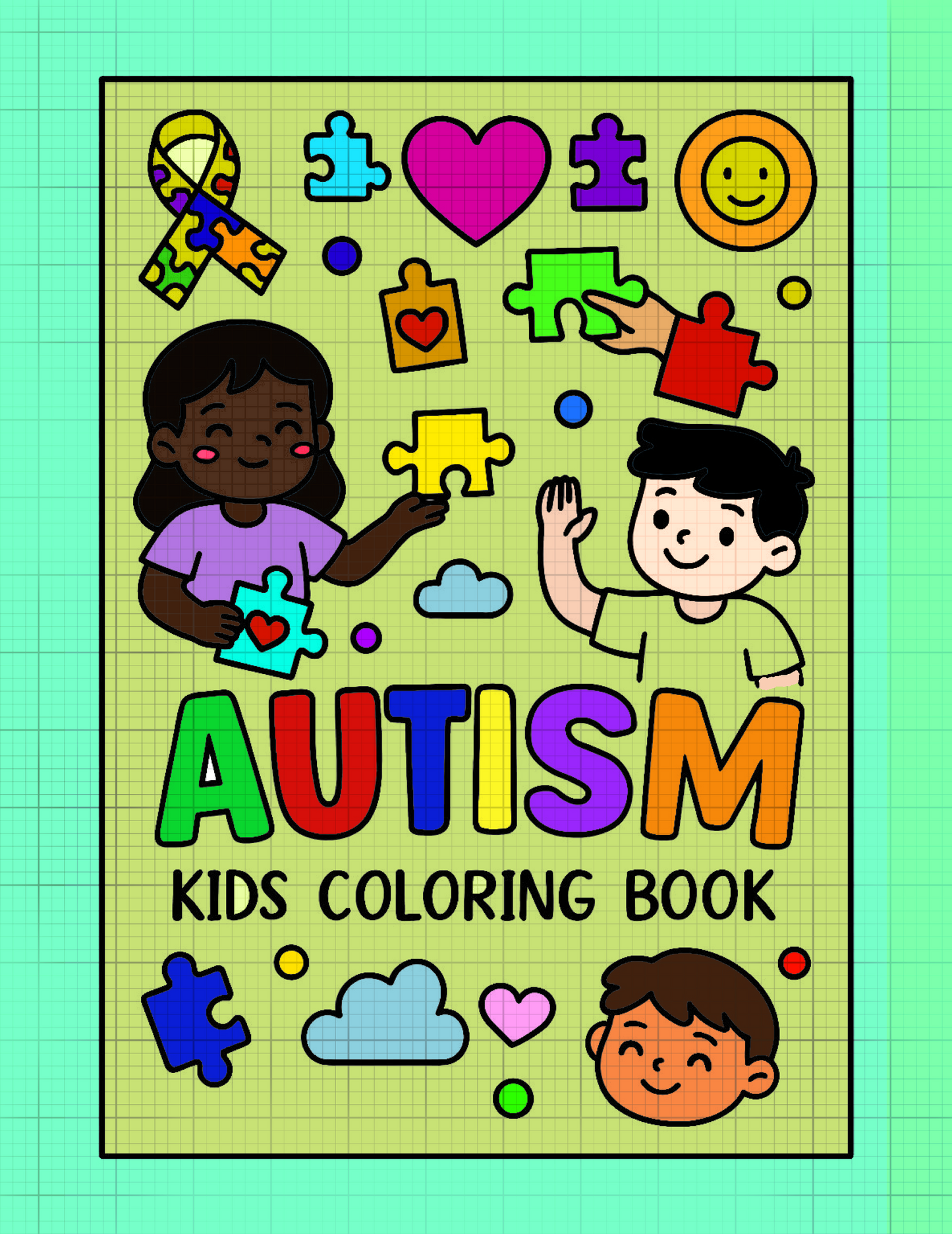 Autism Kids Coloring Book: The Joyful Spectrum: Inclusive Art for Every Beautiful Mind